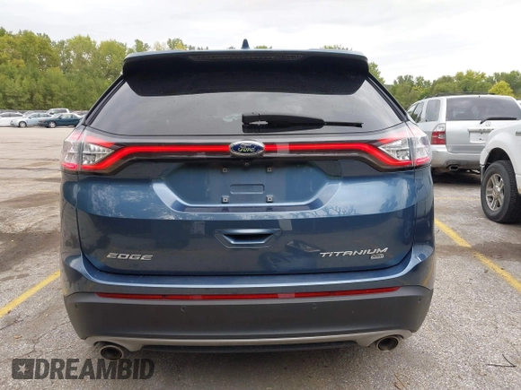 2018 Ford Edge Titanium with VIN 2FMPK4K83JBB58699, listed as a IAAI auction lot 40408086 with 72,121 mi miles. Bid and sale history available at carsss.com. Image 16.