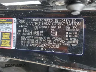 2016 Kia Sportage EX z VIN KNDPCCAC8G7803558, wystawiony jako Copart lot #80878474 z przebiegiem 228 876 mil mil oraz Czysty tytuł • Clean title. Historia ofert i sprzedaży dostępna na DreamBid. Obrazek 14.
