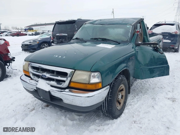 2000 Ford Ranger XL with VIN 1FTYR10C2YTA69856, listed as a IAAI auction lot 41260264 with 276,838 mi miles. Bid and sale history available at carsss.com. Image 16.