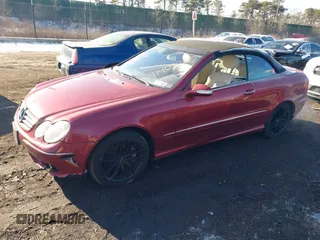 2005 Mercedes-Benz CLK 500 with VIN WDBTK75J05F130381, listed as a IAAI auction lot 41401207 with 86,080 mi miles and . Bid and sale history available at DreamBid. Image 2.