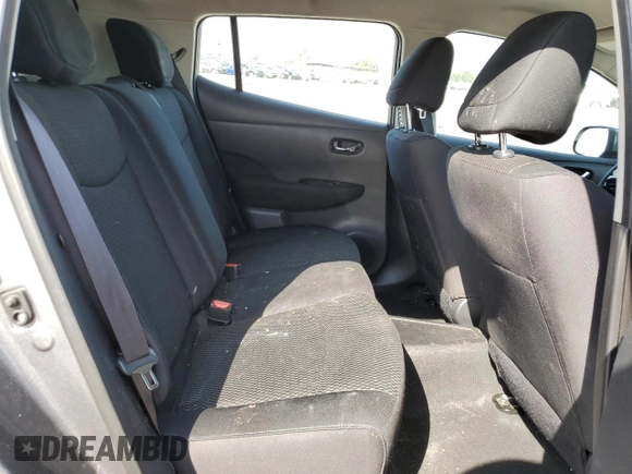 2015 Nissan LEAF SV with VIN 1N4AZ0CPXFC305330, listed as a Copart auction lot 57963873 with 42,073 mi miles. Bid and sale history available at carsss.com. Image 10.