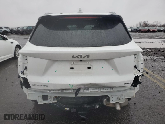 2023 Kia Sorento Hybrid SX Prestige with VIN KNDRMDLG4P5146779, listed as a Copart auction lot 81852214 with 33,116 mi miles and Salvage Title. Bid and sale history available at carsss.com. Image 6.