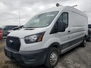 2022 Ford Transit Cargo with VIN 1FTBR2C82NKA37686, listed as a Copart auction lot 86306284 with 63,228 mi miles and Salvage Title. Bid and sale history available at DreamBid. Image 1.