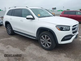 2020 Mercedes-Benz GLS 450 with VIN 4JGFF5KE5LA131319, listed as a IAAI auction lot 42173708 with 64,210 mi miles and . Bid and sale history available at DreamBid. Image 1.