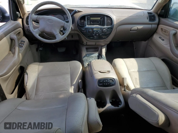 2002 Toyota Sequoia SR5 with VIN 5TDZT34A32S059921, listed as a Copart auction lot 53337395 with 214,776 mi miles and Clean Title. Bid and sale history available at carsss.com. Image 8.