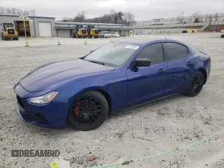 2015 Maserati Ghibli with VIN ZAM57XSA6F1146160, listed as a Copart auction lot 44799404 with 72,896 mi miles. Bid and sale history available at carsss.com. Image 1.