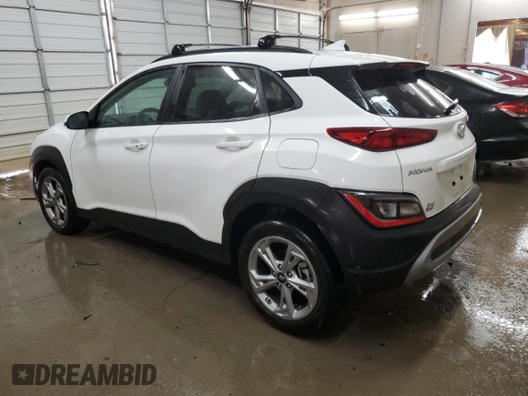 2023 Hyundai Kona SEL with VIN KM8K6CABXPU041341, listed as a Copart auction lot 50130115 with 32,024 mi miles and Salvage Title. Bid and sale history available at DreamBid. Image 2.