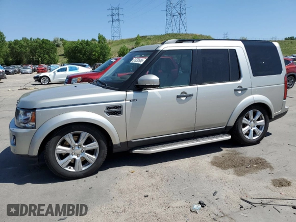 2015 Land Rover LR4 HSE with VIN SALAG2V6XFA744841, listed as a Copart auction lot 61639505 with 77,218 mi miles and Salvage title. Bid and sale history available at DreamBid. Image 1.