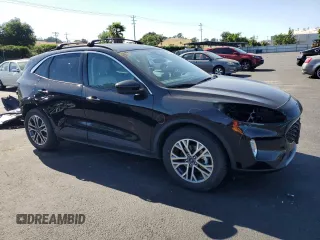 2021 Ford Escape SEL Hybrid with VIN 1FMCU9CZXMUA27278, listed as a Copart auction lot 55123635 with 46,930 mi miles and Salvage title. Bid and sale history available at DreamBid. Image 4.