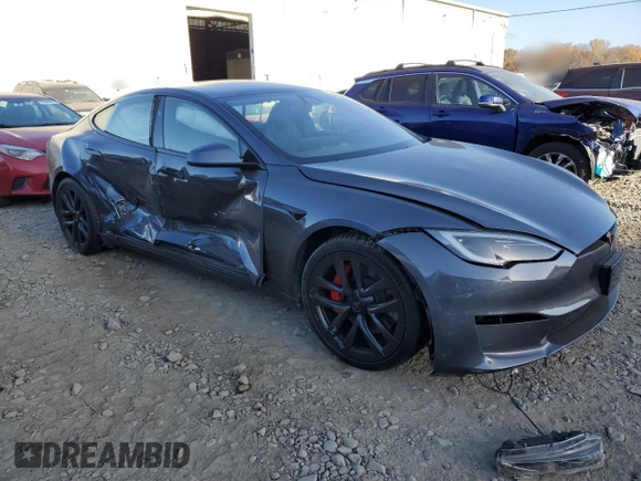 2023 Tesla Model S Plaid с VIN 5YJSA1E60PF508053, выставлен на аукционе Copart как лот 78726204 с пробегом Не указан миль и Списание • Salvage title. История ставок и продаж доступна на DreamBid. Изображение 4.