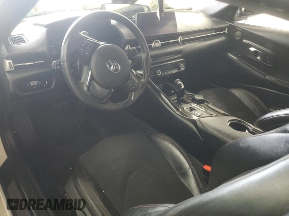 2021 Toyota Supra 2.0 with VIN WZ1DB2C08MW037854, listed as a Copart auction lot 76618284 with Not provided miles and Salvage title. Bid and sale history available at DreamBid. Image 8.