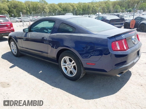2012 Ford Mustang Premium with VIN 1ZVBP8AM3C5253841, listed as a IAAI auction lot 42157276 with 58,054 mi miles and . Bid and sale history available at DreamBid. Image 3.