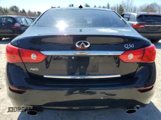 2017 Infiniti Q50 Premium with VIN JN1EV7AR1HM836145, listed as a Copart auction lot 53484675 with 121,706 mi miles and Salvage Title. Bid and sale history available at DreamBid. Image 6.