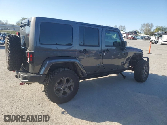 2017 Jeep Wrangler Unlimited Rubicon z VIN 1C4BJWFGXHL737844, wystawiony jako Copart lot #53044635 z przebiegiem 49 286 mil mil oraz Czysty tytuł • Clean title. Historia ofert i sprzedaży dostępna na DreamBid. Obrazek 3.
