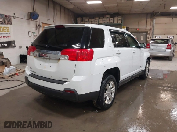 2012 GMC Terrain SLE-1 with VIN 2GKFLREK6C6321489, listed as a IAAI auction lot 41251061 with 192,141 mi miles. Bid and sale history available at carsss.com. Image 4.