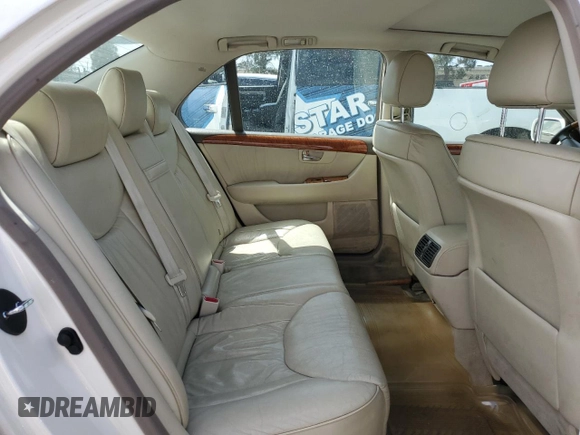 2001 Lexus LS 430 with VIN JTHBN30F210029340, listed as a Copart auction lot 54626625 with 265,641 mi miles and Clean Title. Bid and sale history available at carsss.com. Image 10.