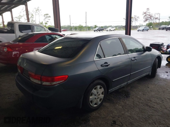 2003 Honda Accord LX z VIN 1HGCM56383A001350, wystawiony jako IAAI lot #39839794 z przebiegiem 176 516 mil mil oraz . Historia ofert i sprzedaży dostępna na DreamBid. Obrazek 4.