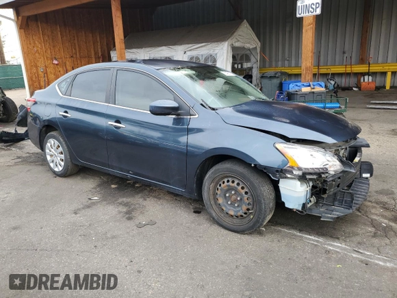 2014 Nissan Sentra SV with VIN 3N1AB7AP1EY254819, listed as a Copart auction lot 51493125 with 73,558 mi miles and Salvage Title. Bid and sale history available at DreamBid. Image 4.