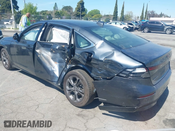 2024 Honda Accord EX-L with VIN 1HGCY2F63RA054589, listed as a IAAI auction lot 41632547 with 16,345 mi miles and . Bid and sale history available at DreamBid. Image 3.