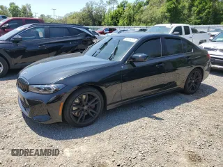 2023 BMW 3 Series 330i with VIN 3MW69FF0XP8D11104, listed as a Copart auction lot 52456275 with 0 mi miles and Salvage Title. Bid and sale history available at carsss.com. Image 1.
