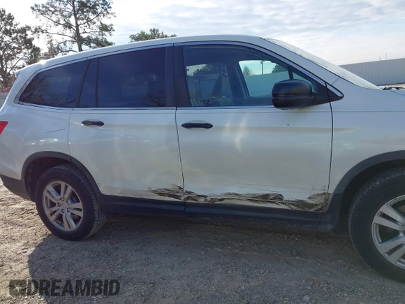 2016 Honda Pilot LX with VIN 5FNYF5H16GB033964, listed as a IAAI auction lot 41607930 with 168,137 mi miles and . Bid and sale history available at DreamBid. Image 6.