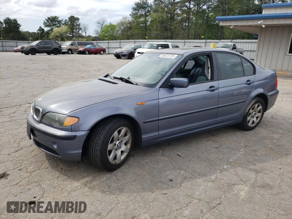 2005 BMW 3 Series 325i with VIN WBAET37495NJ90511, listed as a Copart auction lot 50623755 with 0 mi miles and Salvage Title. Bid and sale history available at carsss.com. Image 1.