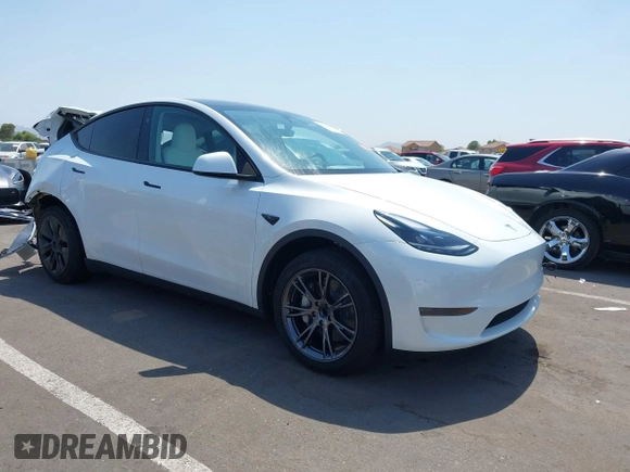 2024 Tesla Model Y with VIN 7SAYGDED8RF201955, listed as a IAAI auction lot 42700483 with 11,898 mi miles and . Bid and sale history available at DreamBid. Image 1.