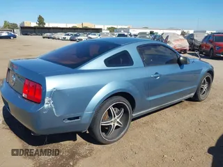 2005 Ford Mustang Deluxe with VIN 1ZVFT80N655215076, listed as a IAAI auction lot 42851590 with 295,317 mi miles and . Bid and sale history available at DreamBid. Image 4.