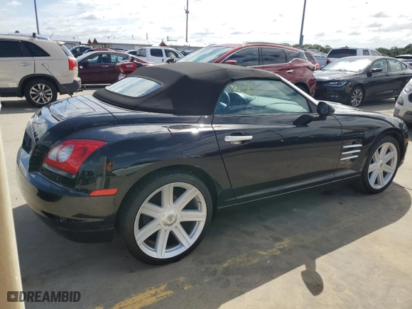 2005 Chrysler Crossfire Limited with VIN 1C3AN65L15X036584, listed as a Copart auction lot 75023654 with 0 mi miles and Salvage Title. Bid and sale history available at carsss.com. Image 3.
