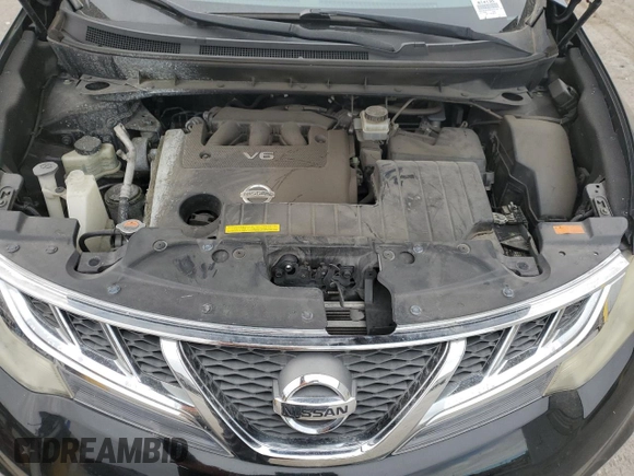 2014 Nissan Murano SV z VIN JN8AZ1MU5EW403168, wystawiony jako Copart lot #86617504 z przebiegiem 111 264 mil mil oraz Szkoda całkowita • Salvage title. Historia ofert i sprzedaży dostępna na DreamBid. Obrazek 11.