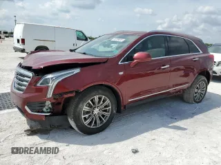 2017 Cadillac XT5 Luxury AWD with VIN 1GYKNDRS3HZ310912, listed as a Copart auction lot 50289855 with 59,464 mi miles and Salvage Title. Bid and sale history available at carsss.com. Image 1.