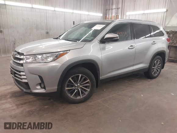 2019 Toyota Highlander SE with VIN 5TDJZRFH4KS612004, listed as a IAAI auction lot 42294935 with 47,603 mi miles and . Bid and sale history available at DreamBid. Image 18.
