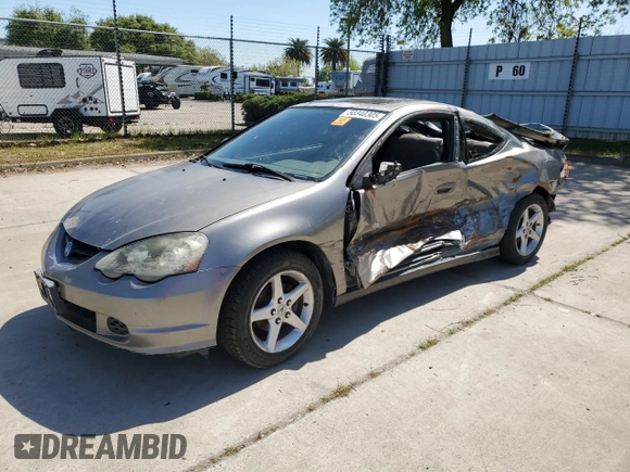 2002 Acura RSX Auto with VIN JH4DC54872C039223, listed as a Copart auction lot 50340305 with Not Provided miles and Salvage Title. Bid and sale history available at carsss.com. Image 1.