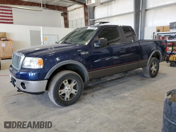 2007 Ford F-150 XLT with VIN 1FTPX14V37KD27495, listed as a Copart auction lot 56120405 with 96,557 mi miles and Salvage title. Bid and sale history available at DreamBid. Image 1.