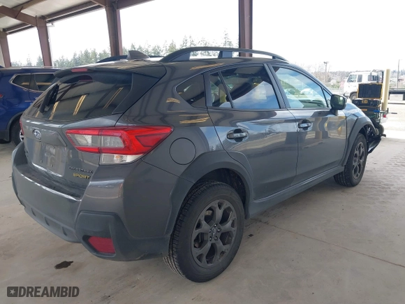 2023 Subaru Crosstrek Sport with VIN JF2GTHRC0PH318876, listed as a IAAI auction lot 41831693 with 54,084 mi miles. Bid and sale history available at carsss.com. Image 4.