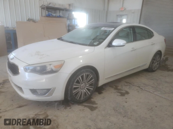 2015 Kia Cadenza Premium with VIN KNALN4D72F5194052, listed as a Copart auction lot 46160655 with 188,667 mi miles and Salvage Title. Bid and sale history available at carsss.com. Image 1.