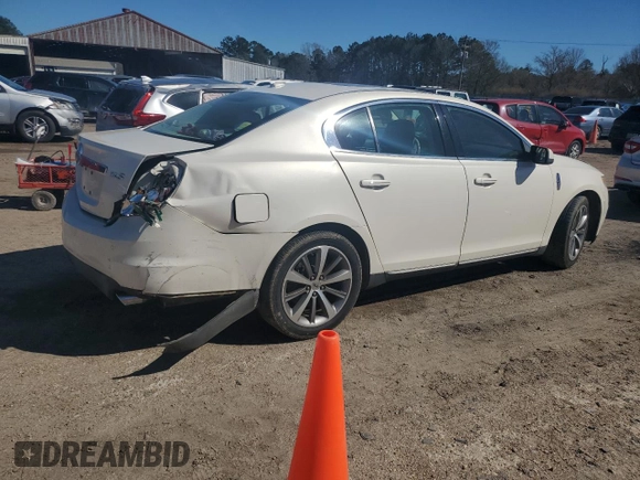2009 Lincoln MKS with VIN 1LNHM93R59G624124, listed as a Copart auction lot 46712125 with Not Provided miles and Salvage Title. Bid and sale history available at DreamBid. Image 3.