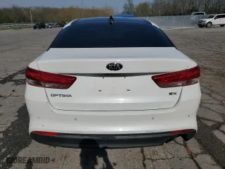 2018 Kia Optima EX with VIN 5XXGU4L37JG271850, listed as a Copart auction lot 52442625 with 125,158 mi miles and Salvage Title. Bid and sale history available at carsss.com. Image 6.