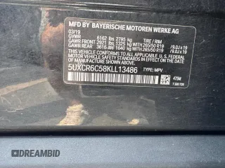 2019 BMW X5 xDrive40i z VIN 5UXCR6C58KLL13486, wystawiony jako Copart lot #59091415 z przebiegiem 152 342 mil mil oraz Tytuł czysty. Historia ofert i sprzedaży dostępna na DreamBid. Obrazek 10.