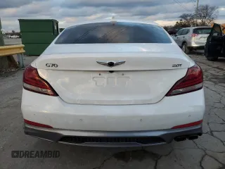 2019 Genesis G70 Advanced z VIN KMTG44LA0KU020504, wystawiony jako Copart lot #83984724 z przebiegiem 54 444 mil mil oraz Szkoda całkowita • Salvage title. Historia ofert i sprzedaży dostępna na DreamBid. Obrazek 6.