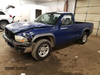 2002 Dodge Dakota z VIN 1B7FL36X32S619139, wystawiony jako Copart lot #81567594 z przebiegiem 160 429 mil mil oraz Szkoda całkowita • Salvage title. Historia ofert i sprzedaży dostępna na DreamBid. Obrazek 1.