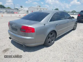 2004 Audi A8 with VIN WAUML44E74N015221, listed as a IAAI auction lot 42729148 with 165,725 mi miles and . Bid and sale history available at DreamBid. Image 4.