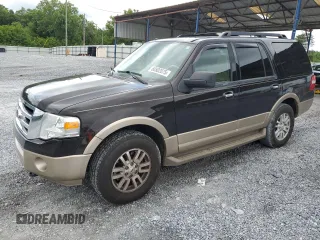 2013 Ford Expedition XLT with VIN 1FMJU1J57DEF42919, listed as a Copart auction lot 60502075 with 218,559 mi miles and Salvage title. Bid and sale history available at DreamBid. Image 1.
