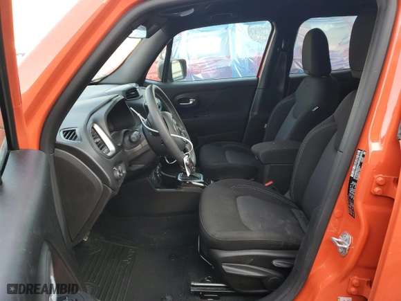 2021 Jeep Renegade Latitude with VIN ZACNJDB17MPM74475, listed as a Copart auction lot 36863534 with 20,936 mi miles. Bid and sale history available at carsss.com. Image 7.