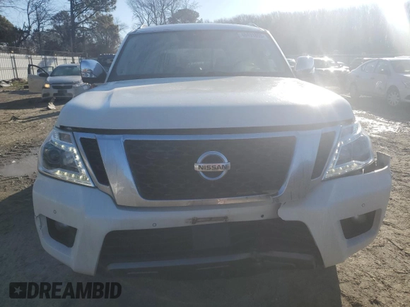 2020 Nissan Armada SL with VIN JN8AY2ND9L9109193, listed as a Copart auction lot 46491855 with 73,564 mi miles and Salvage Title. Bid and sale history available at carsss.com. Image 5.