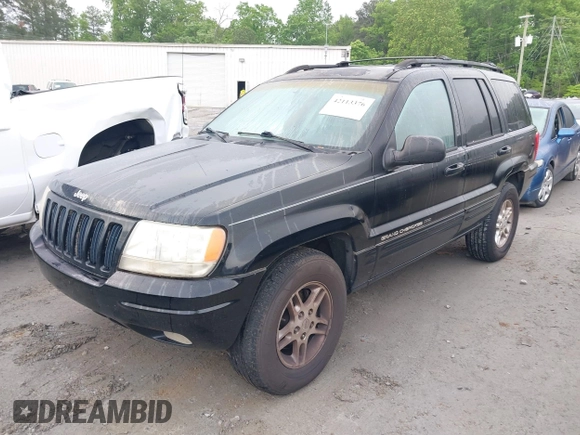 2000 Jeep Grand Cherokee Laredo with VIN 1J4G258S0YC182928, listed as a IAAI auction lot 42113376 with 259,882 mi miles and . Bid and sale history available at DreamBid. Image 2.