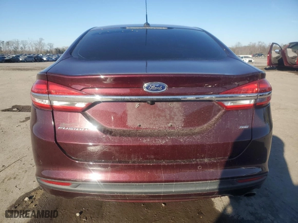 2017 Ford Fusion SE with VIN 3FA6P0H73HR396837, listed as a Copart auction lot 41762575 with 150,667 mi miles and Salvage Title. Bid and sale history available at carsss.com. Image 6.