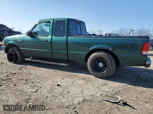 2000 Ford Ranger XL with VIN 1FTYR14V7YTA16839, listed as a Copart auction lot 51455215 with 183,798 mi miles and Salvage Title. Bid and sale history available at carsss.com. Image 2.