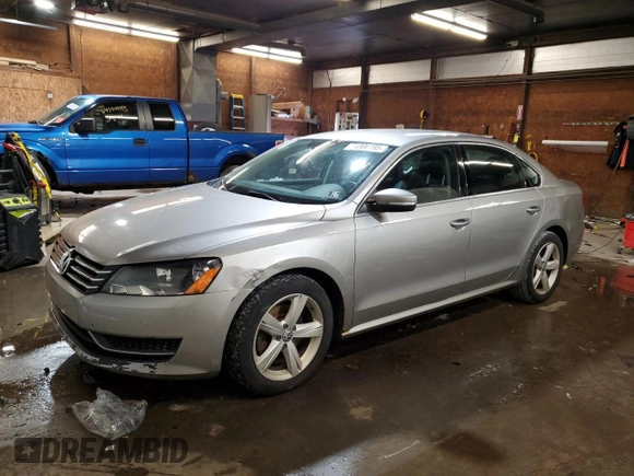 2013 Volkswagen Passat SE with VIN 1VWBP7A30DC096848, listed as a Copart auction lot 64006485 with 136,742 mi miles and Salvage title. Bid and sale history available at DreamBid. Image 1.