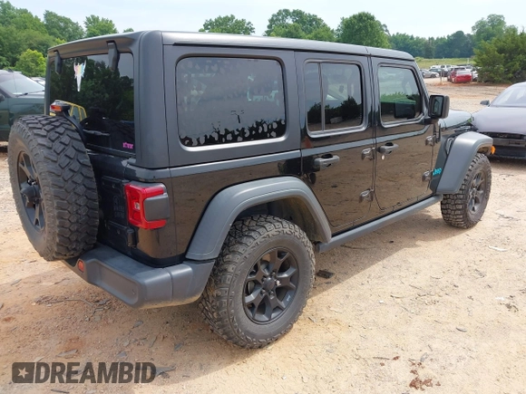 2020 Jeep Wrangler Unlimited Sport S with VIN 1C4HJXDN9LW218468, listed as a IAAI auction lot 42490190 with 114,542 mi miles and . Bid and sale history available at DreamBid. Image 4.
